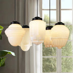 LYKKE - Lampe af mat glas