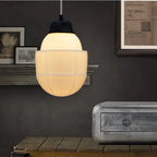 LYKKE - Lampe af mat glas