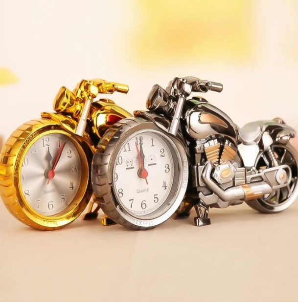 Vintage Motorcycle Alarm Clock