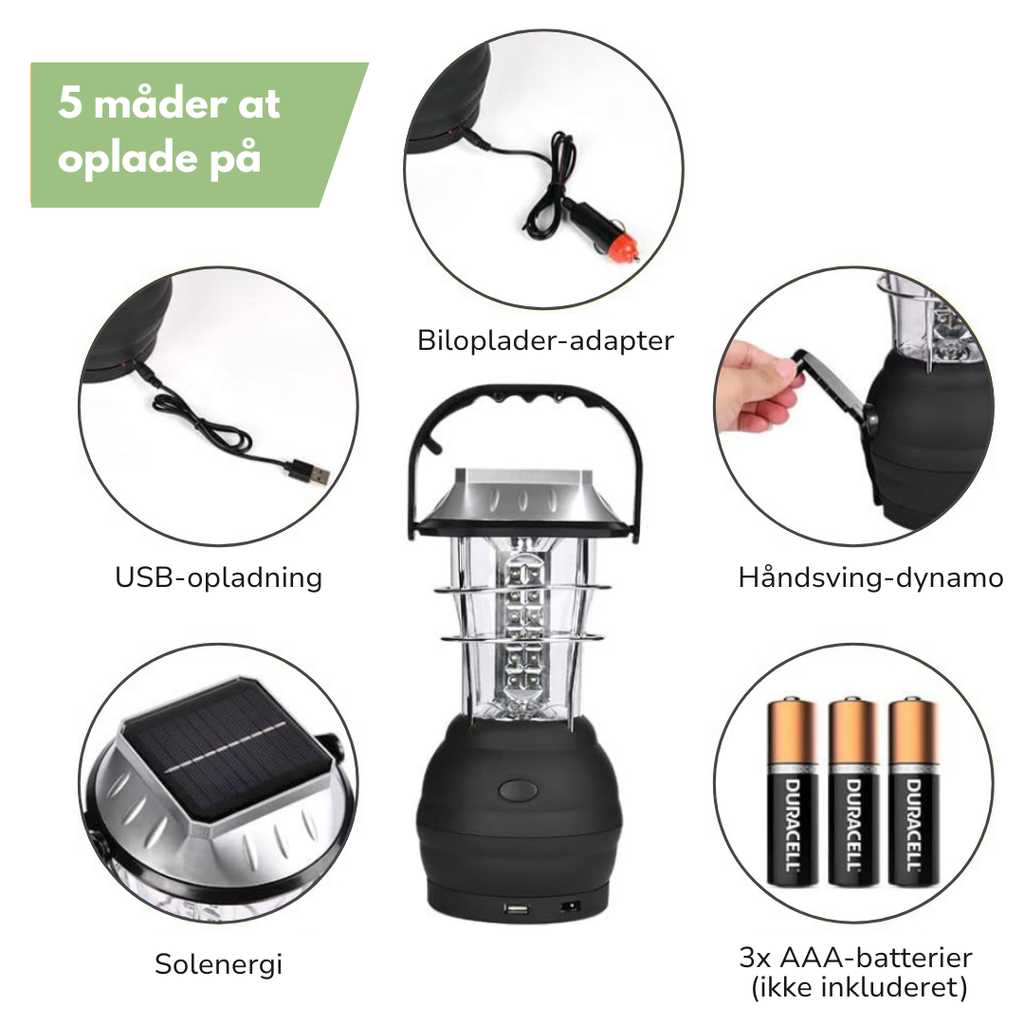 Fleksibel Lampe til Udendørsbrug - LED