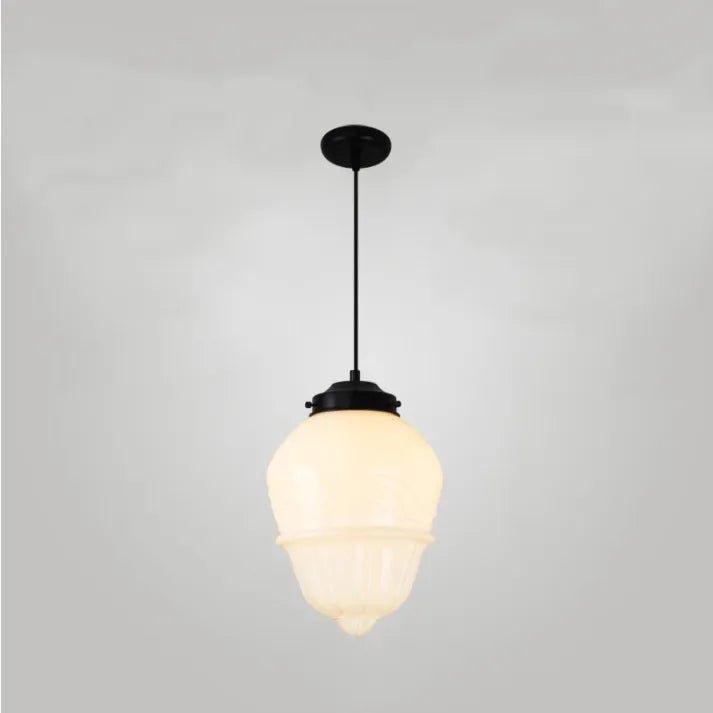 LYKKE - Lampe af mat glas