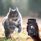 Kat GPS Tracker Halsbånd – Reflekterende Design med Hurtig Udløsning til Sikker Natovervågning