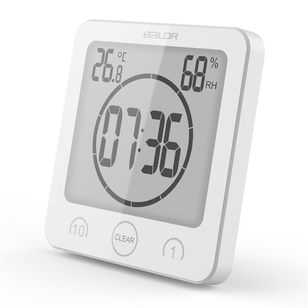 Waterproof Shower Clock - Vandtæt Bruseur