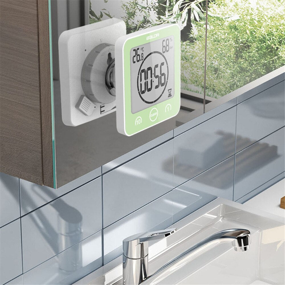 Waterproof Shower Clock - Vandtæt Bruseur