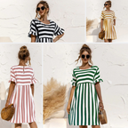 Emily | Stribet Sommerkjole