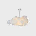 Elegant loftlampe med to hvide skærme