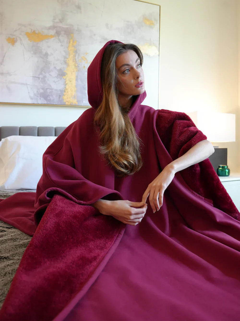Hyggelig Hoodie Tæppe - Dit Ultimative Kokon af Komfort