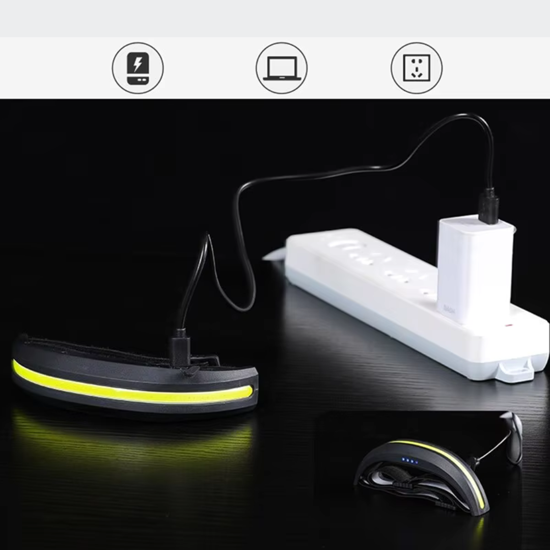 Robust LED-hovedlampe