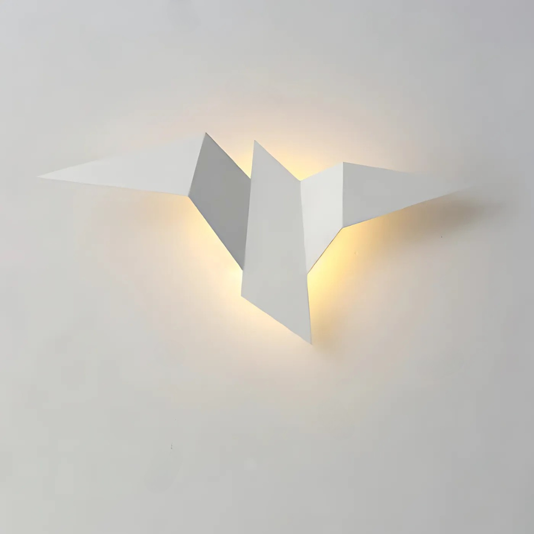 TORE - Kunstnerisk Origami Væglampe