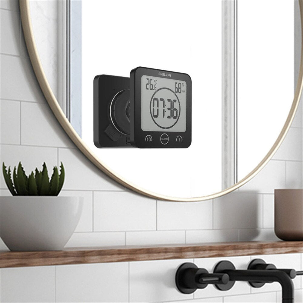 Waterproof Shower Clock - Vandtæt Bruseur