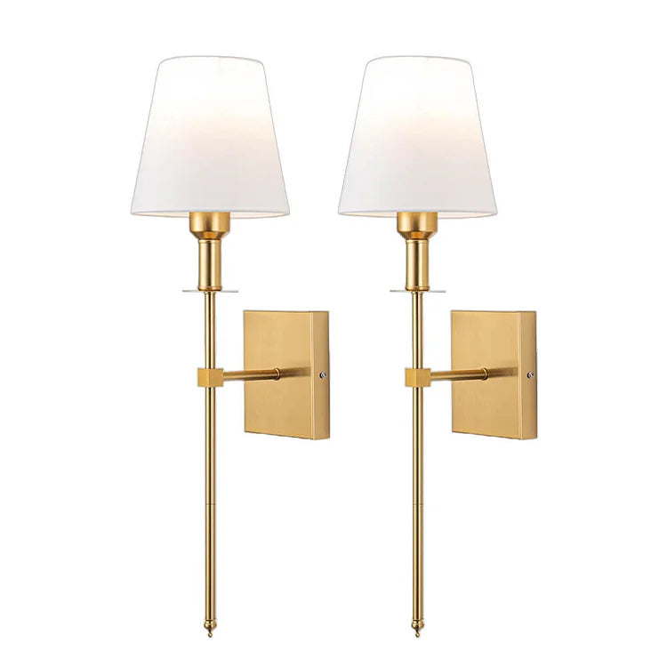 BJORN - Funktionelle og elegante væglamper med ledning (sæt med 2)