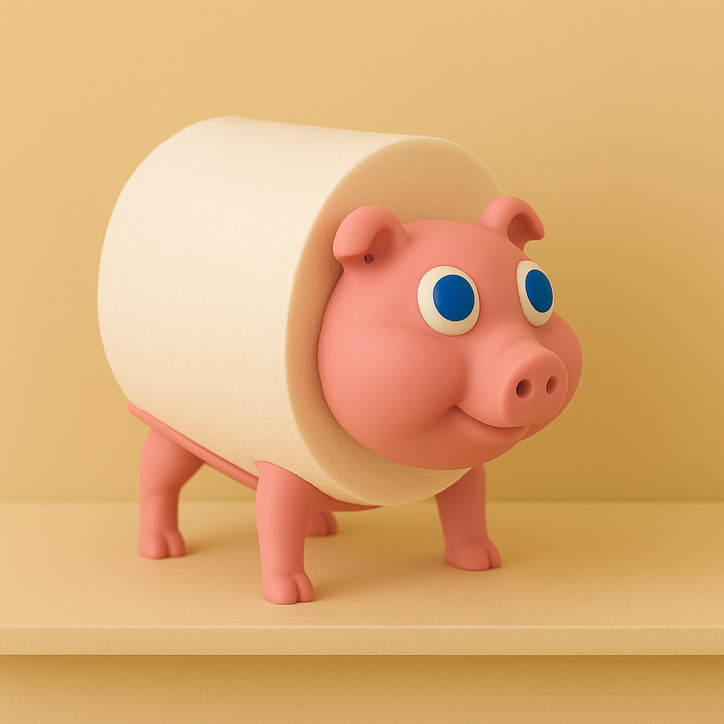 Dyre toiletpapirholder - Søde