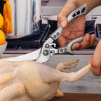 LIVE - Køkkensaks i rustfrit stål til kylling, kød og fisk