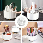 Stylish Makeup Organizer med Rotationsdesign