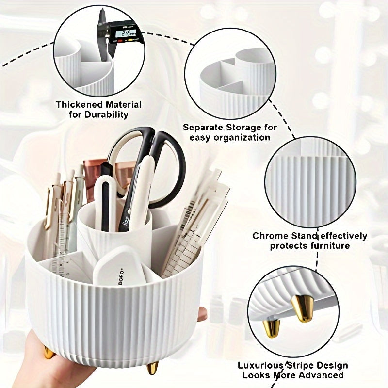 Stylish Makeup Organizer med Rotationsdesign