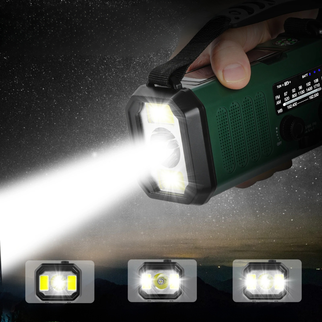 Ultimate Nødradio - Solcelledrevet & Optrækkelig