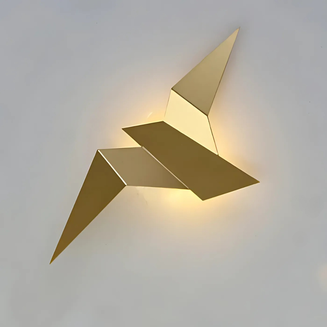 TORE - Kunstnerisk Origami Væglampe