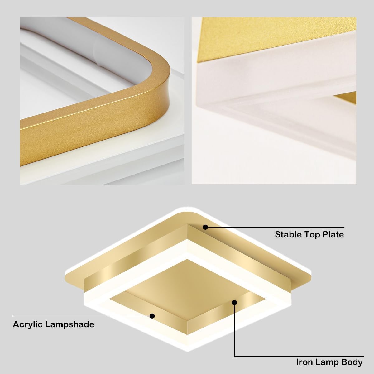 KIRSTINE - Påbygningsmonteret LED-belysning – moderne design