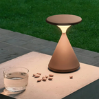 BIRGIT - Trådløs timeglasbordlampe