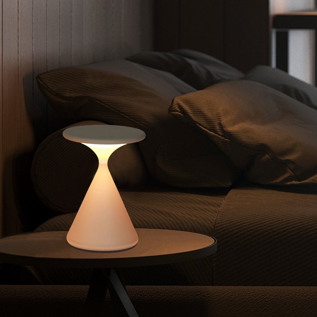 BIRGIT - Trådløs timeglasbordlampe