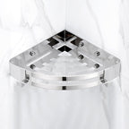 Chic 3-Piece Bathroom Accessory Set - Gold and Silver
