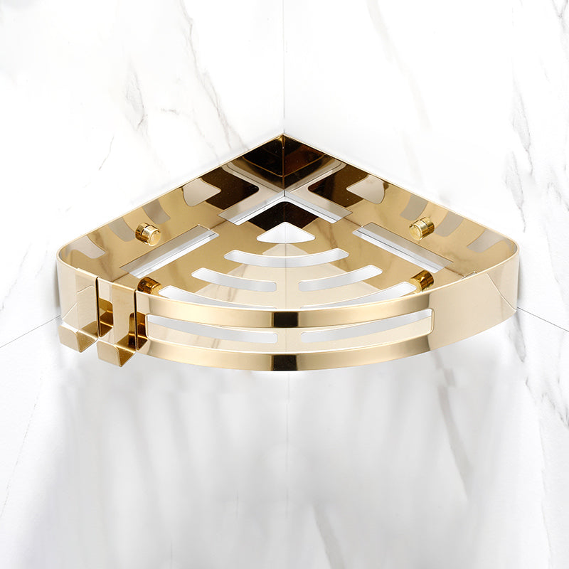 Chic 3-Piece Bathroom Accessory Set - Gold and Silver