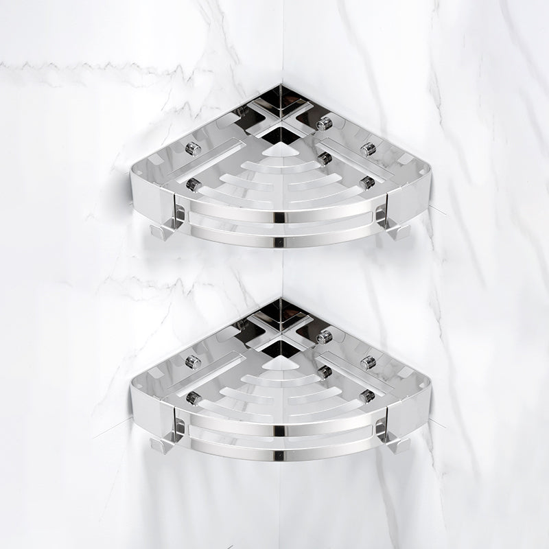 Chic 3-Piece Bathroom Accessory Set - Gold and Silver