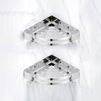 Chic 3-Piece Bathroom Accessory Set - Gold and Silver