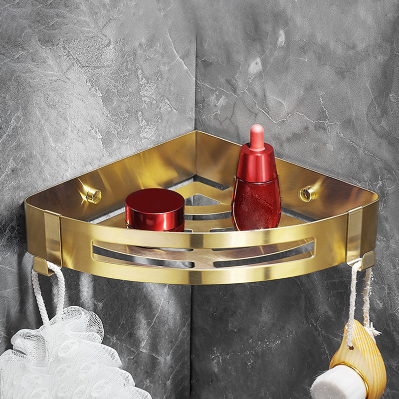 Chic 3-Piece Bathroom Accessory Set - Gold and Silver
