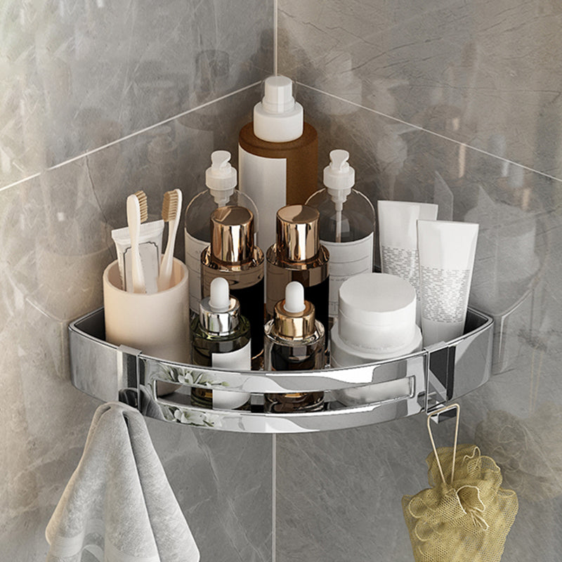 Chic 3-Piece Bathroom Accessory Set - Gold and Silver