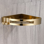 Chic 3-Piece Bathroom Accessory Set - Gold and Silver