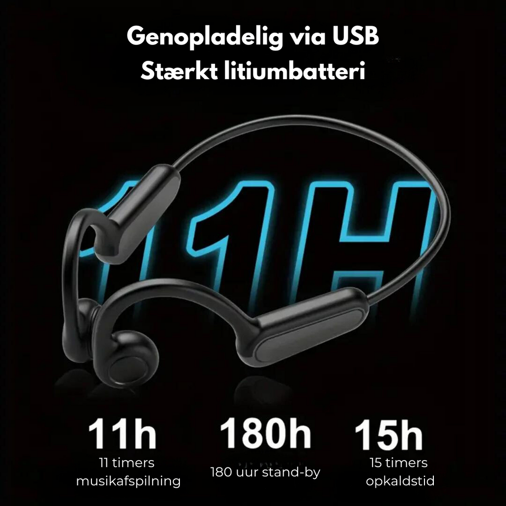 Åbne hovedtelefoner - Sikker cykling og løb