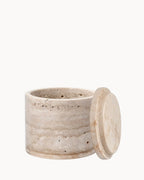 FREJA - Opbevaringsbeholdere i naturmarmor – glasbeholdere til køkkenet