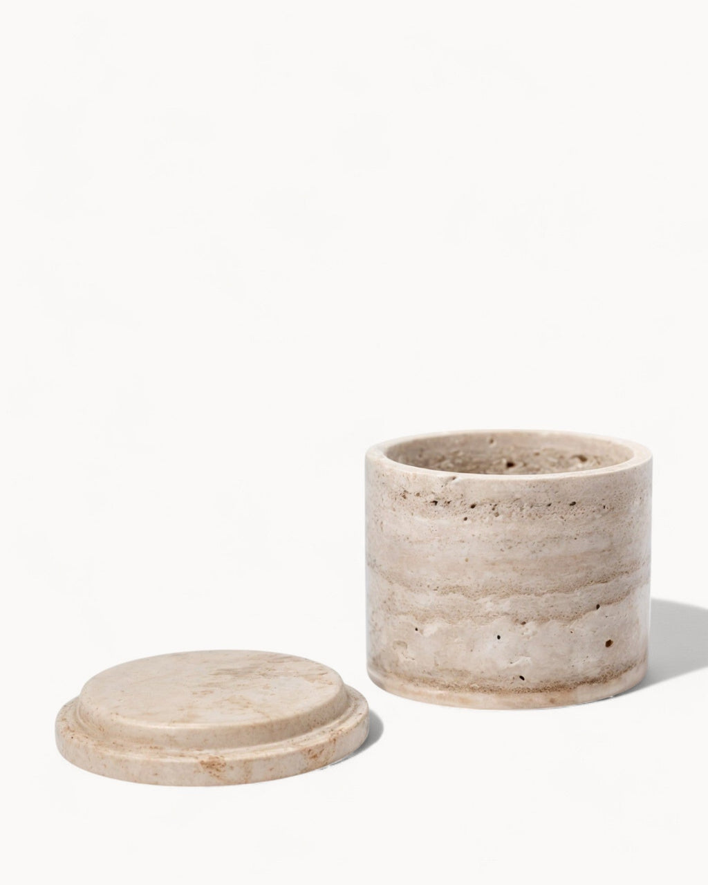 FREJA - Opbevaringsbeholdere i naturmarmor – glasbeholdere til køkkenet