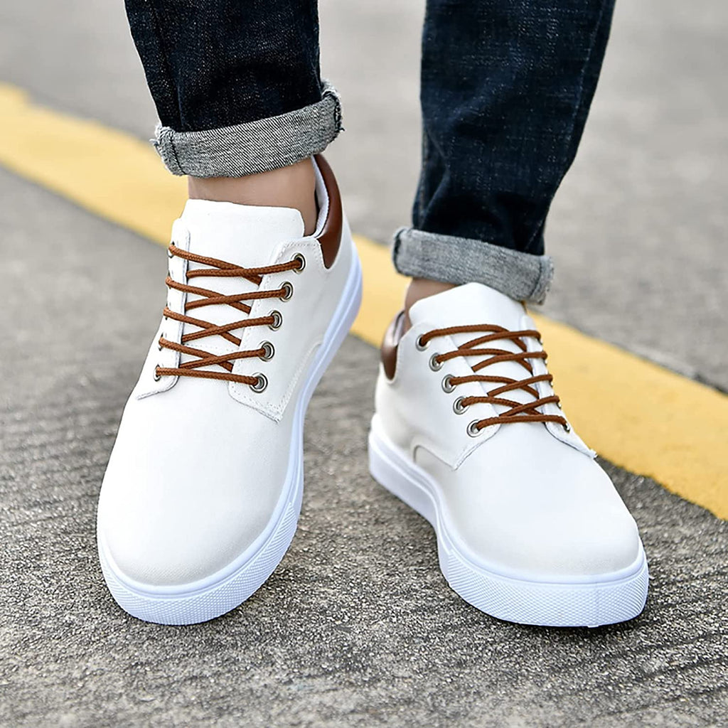 Sneakers - Seje herresneakers med hvid sål