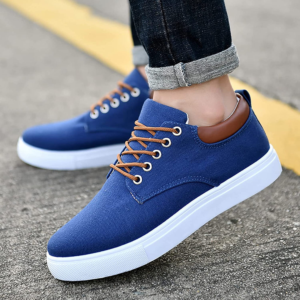 Sneakers - Seje herresneakers med hvid sål
