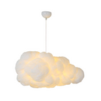 Elegant loftlampe med to hvide skærme
