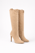Elegant Knee-High Heeled Boots