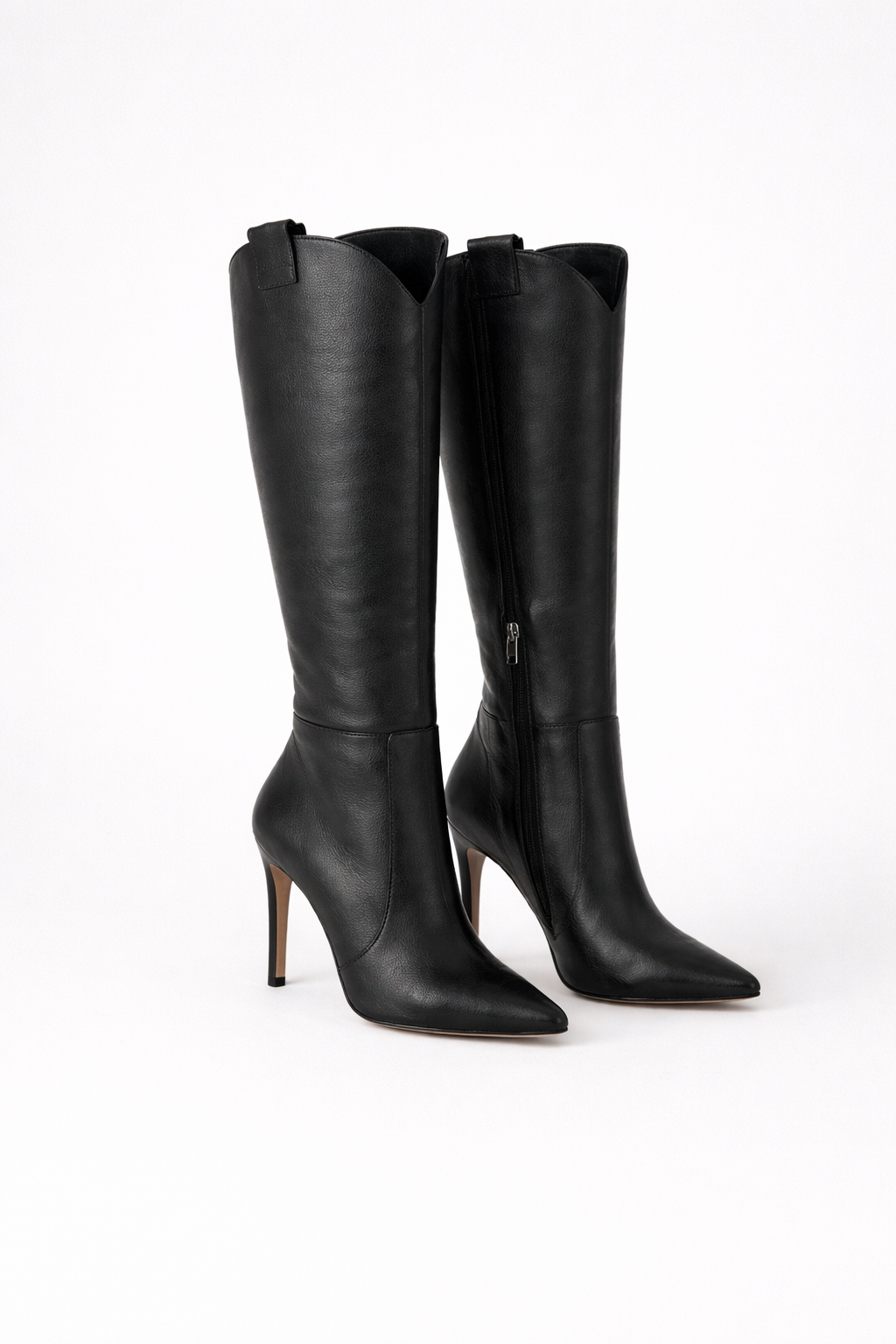 Elegant Knee-High Heeled Boots