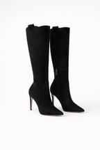 Elegant Knee-High Heeled Boots