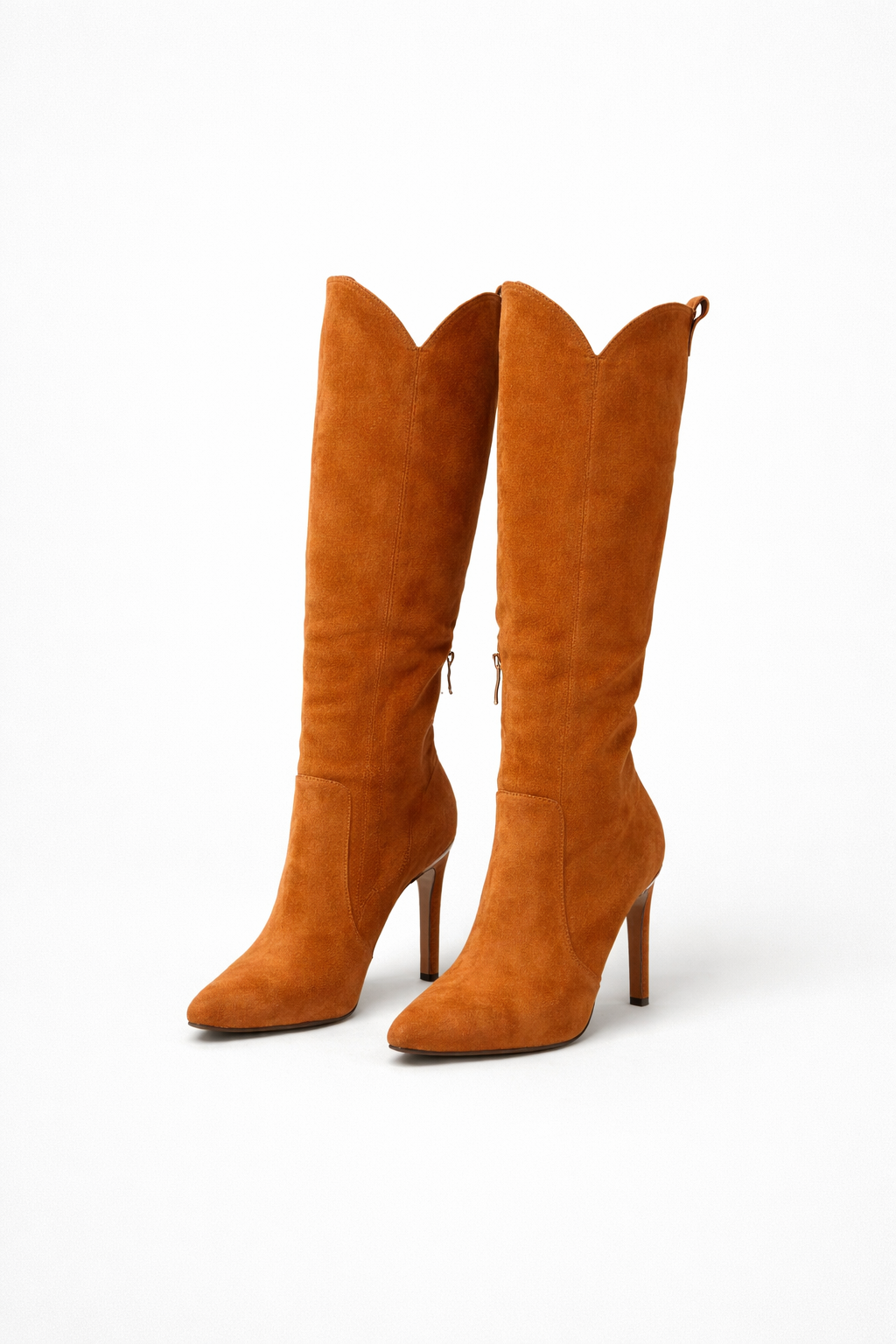 Elegant Knee-High Heeled Boots