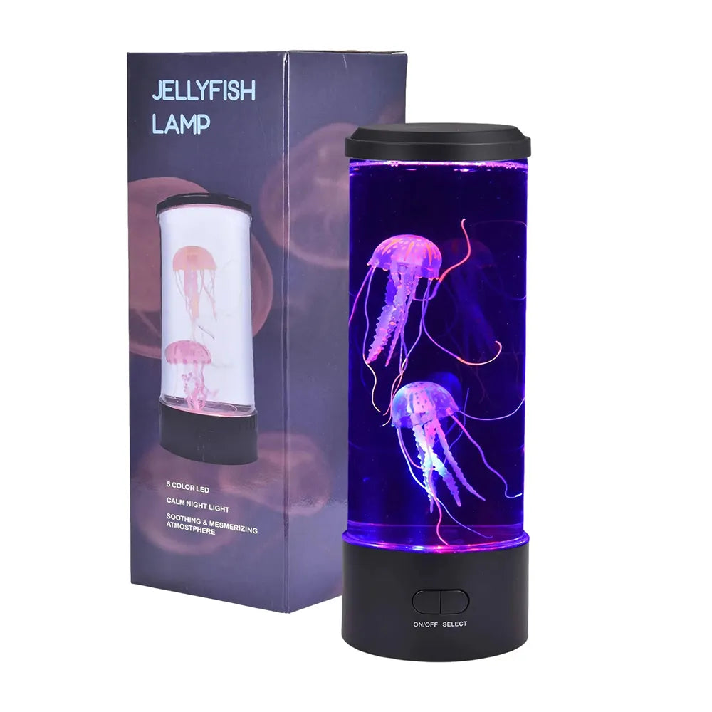 Jellyfish Tranquility - Afslappende medusalampe til afslapning og stressreduktion