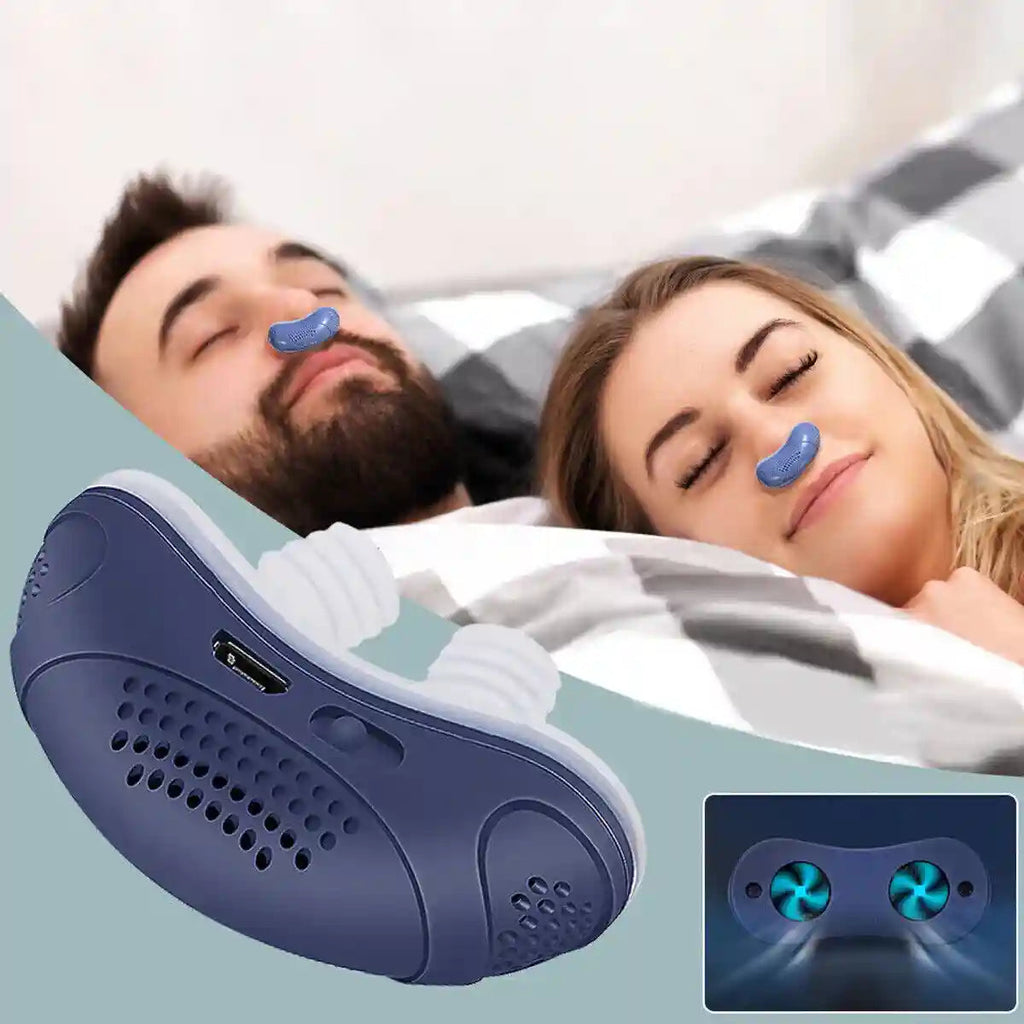 Letvægts CPAP-enhed til søvnapnø – Kompakt, Stille, Maskefri og USB Genopladelig