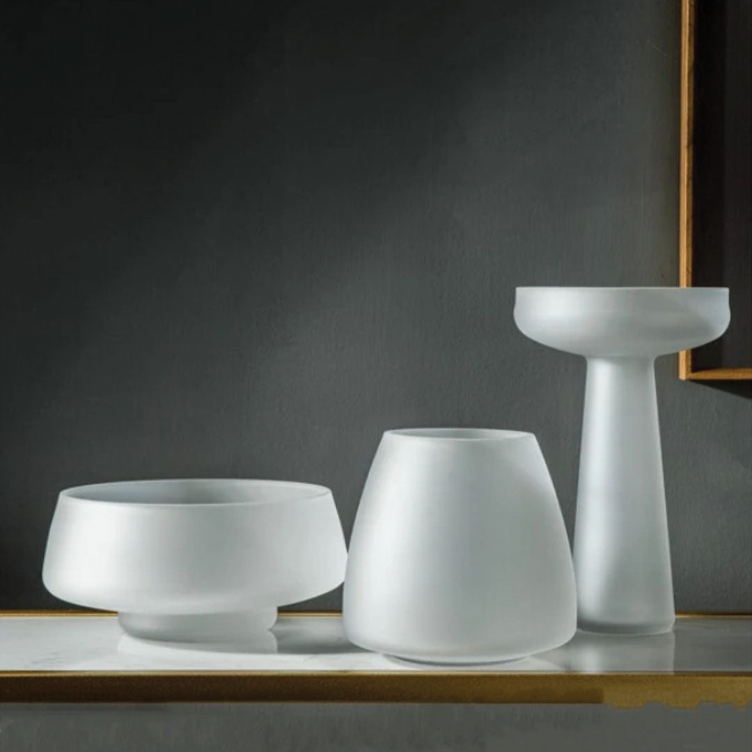 ELLINOR -  Mælkeglasvase – moderne og dekorativ