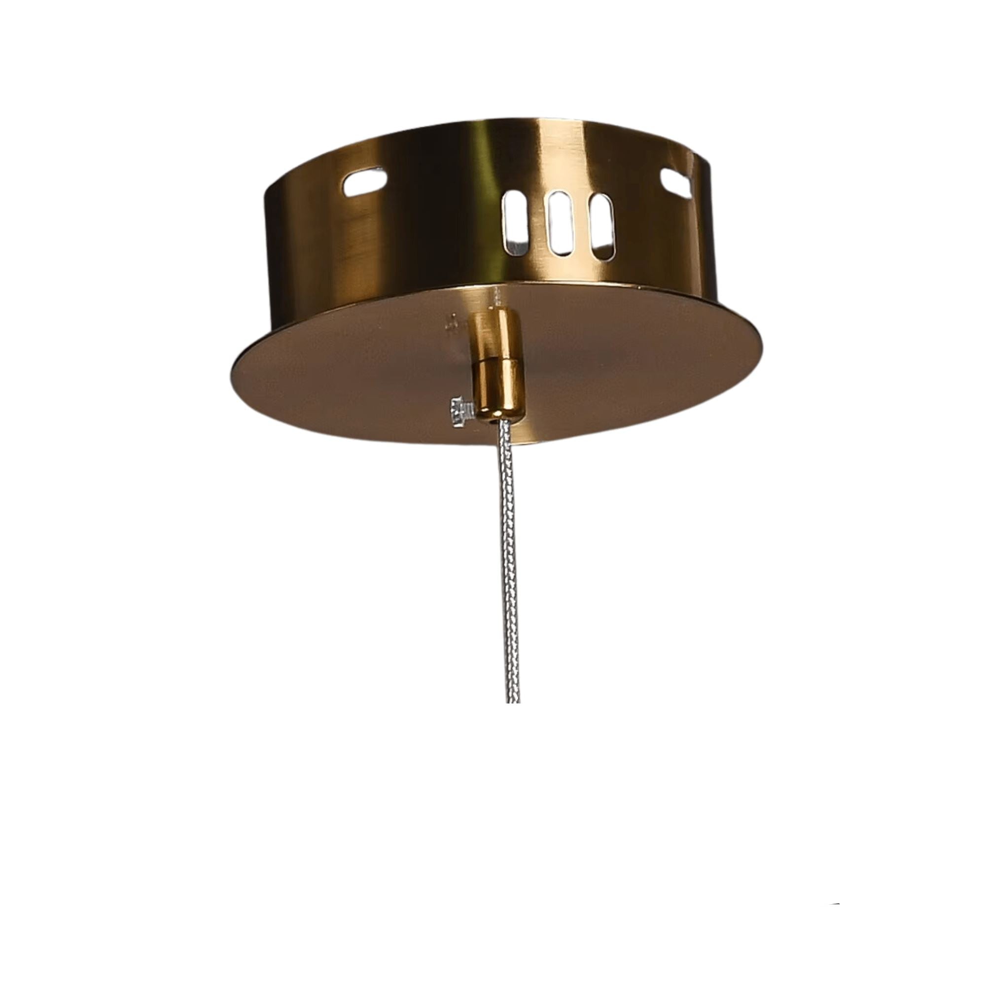 Elegant Pendellampe - Glas Skærm med Fe Motif