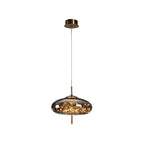 Elegant Pendellampe - Glas Skærm med Fe Motif
