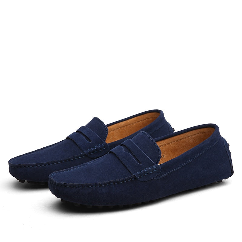 Stilfuld Italiensk | Herre Mode Casual Suede Loafers til Ham