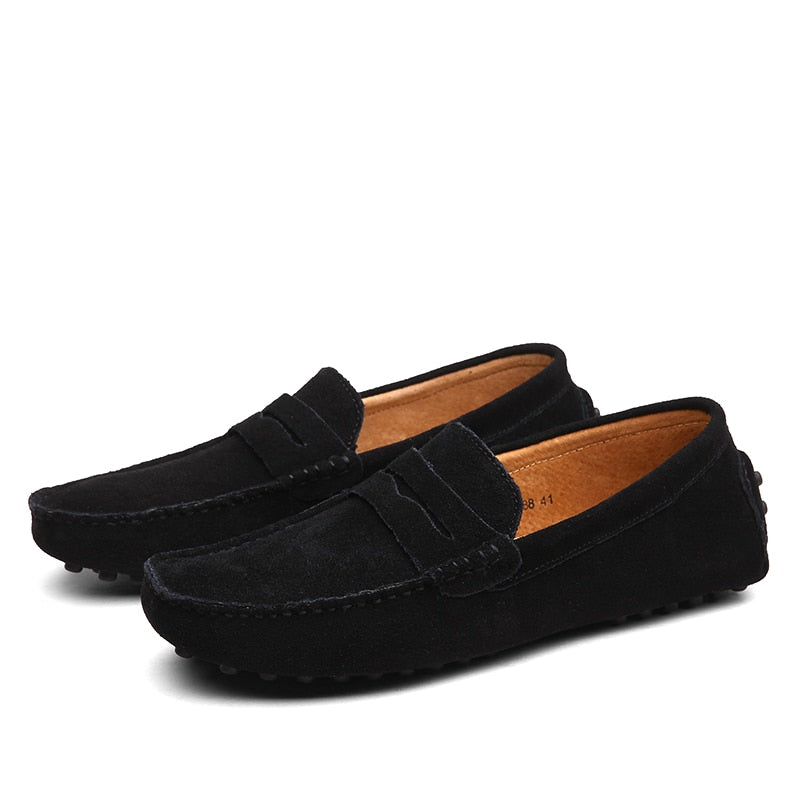 Stilfuld Italiensk | Herre Mode Casual Suede Loafers til Ham
