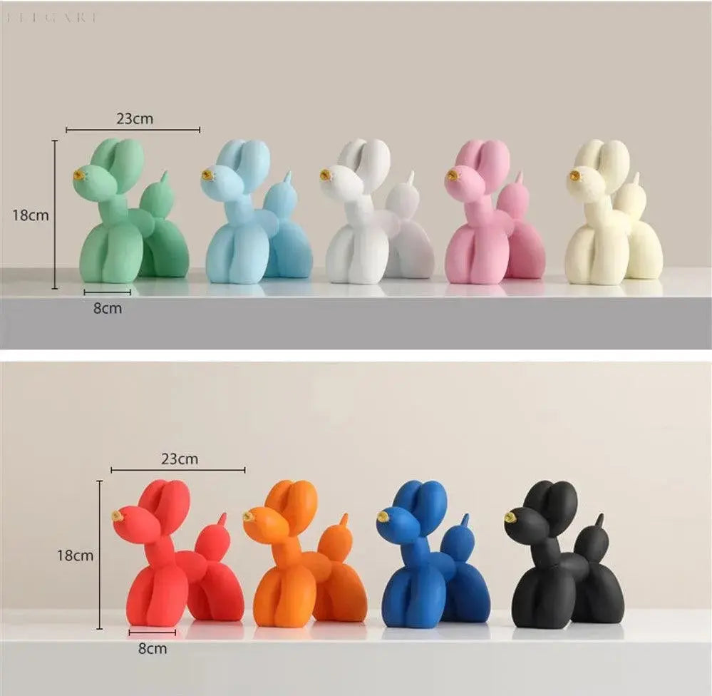 Radiant Glow - Gylden Snude Ballonskulptur