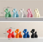 Radiant Glow - Gylden Snude Ballonskulptur